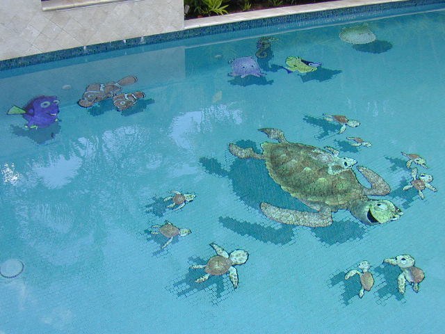 This is the same but with water. Notice refraction